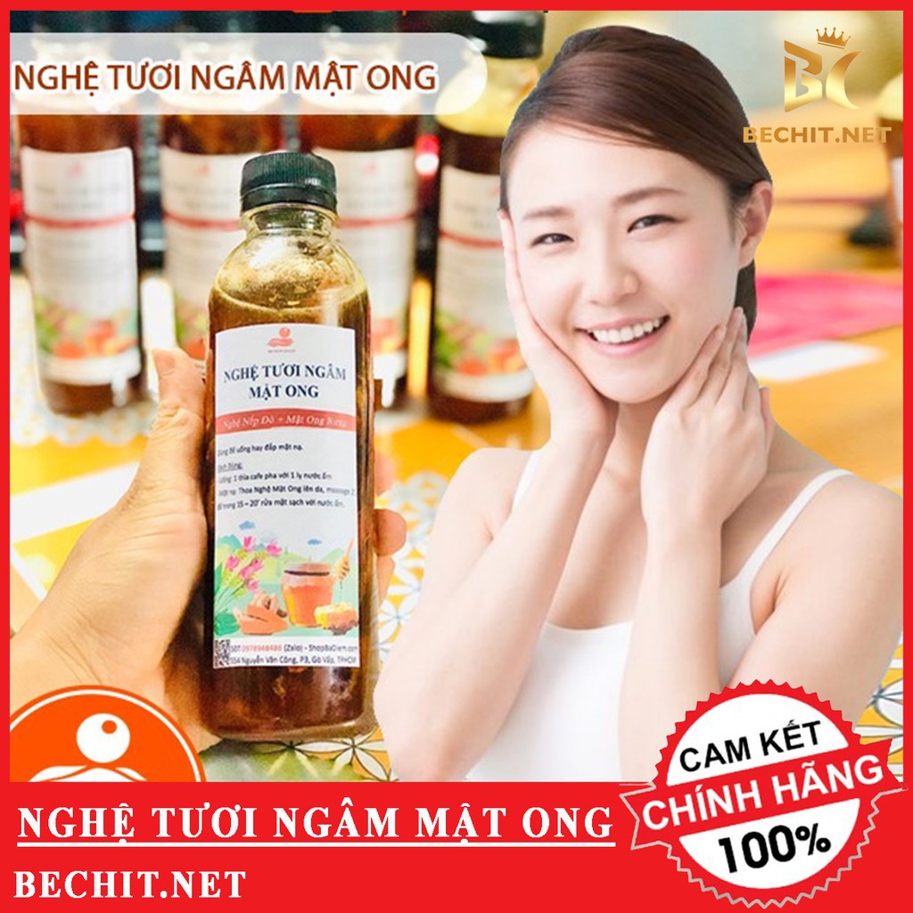 Nghệ Ngâm Mật Ong Rừng Giảm Mụn, Mờ Nám, Trắng Da | Nghệ Ngâm Mật Ong - Shop Bechit