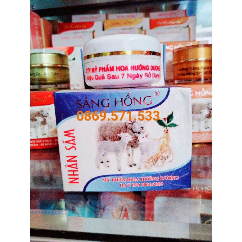 Kem Sáng Hồng mụn trắng da Hoa Hướng Dương