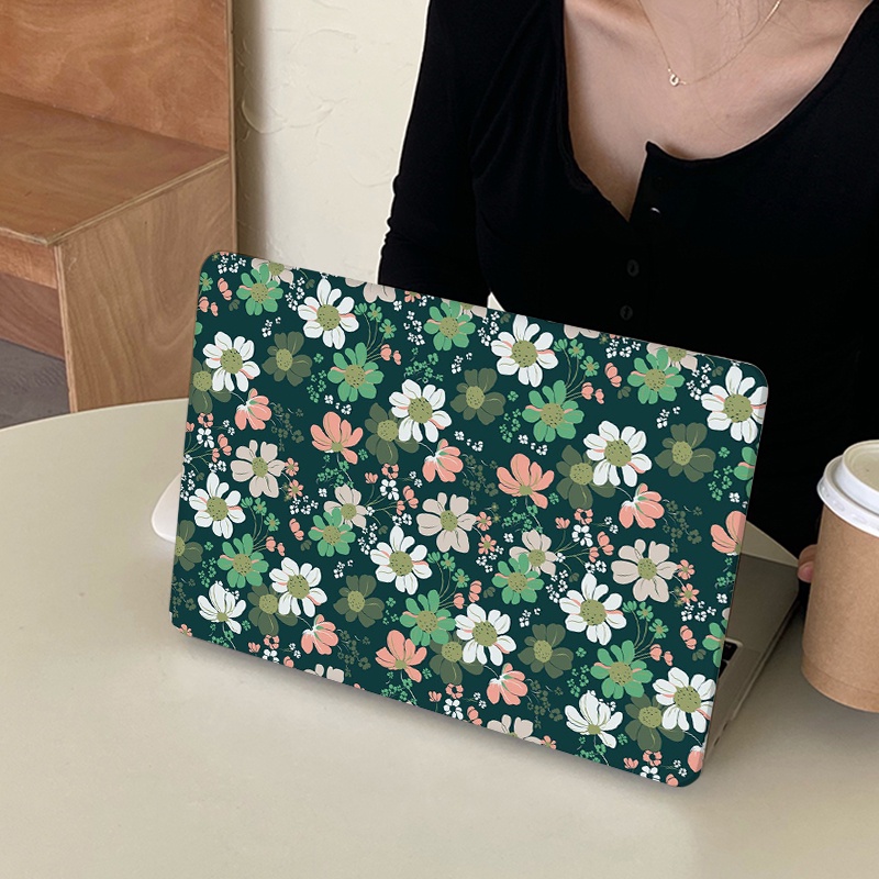 Ốp Máy Tính Bảng In Họa Tiết Hoa Kèm Bàn Phím Cho Air Pro 13 inch M2 macbook A2681 A2338 Retina 13 15 16 inch Air M1 A2337 2020 2022