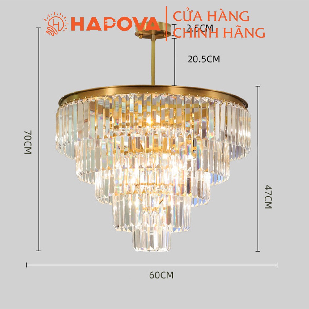 Đèn trang trí phòng khách, phòng ngủ HAPOVA MODIFAI 0806