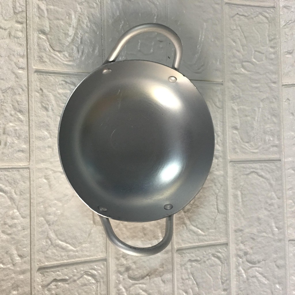 Chảo nhôm đáy sâu chiên thức ăn đường kính 28cm