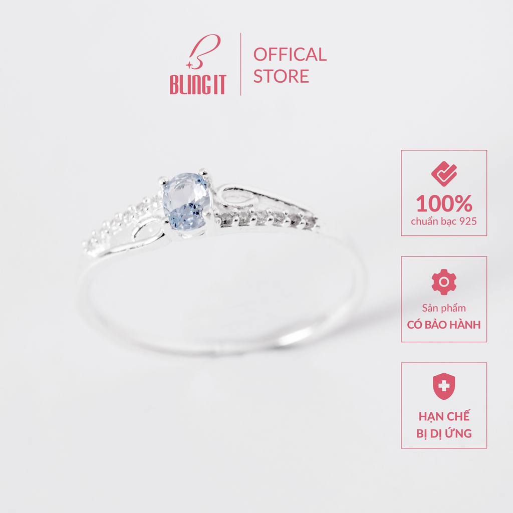 Nhẫn bạc Bling It phong cách cao cấp BIN292