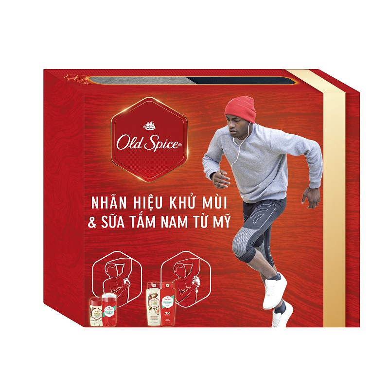 [HB Gift] Hộp combo  đôi tất Nam Old Spice