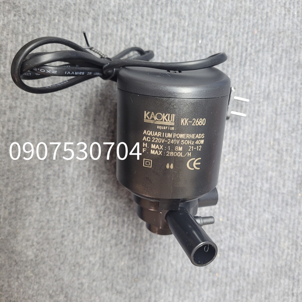 Máy Bơm Chìm Lọc Nước Kaokui KK-2680  - Bơm Nước 3 Trong 1  Cho Hồ Cá Cảnh