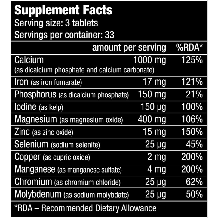 BIOTECH MULTI VITAMIN COMPLEX - VIÊN UỐNG VITAMIN TỔNG HỢP TĂNG CƯỜNG SỨC KHỎE (100 VIÊN)