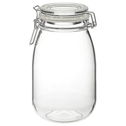 Lọ thuỷ tinh quai sắt KORKEN 1.8l