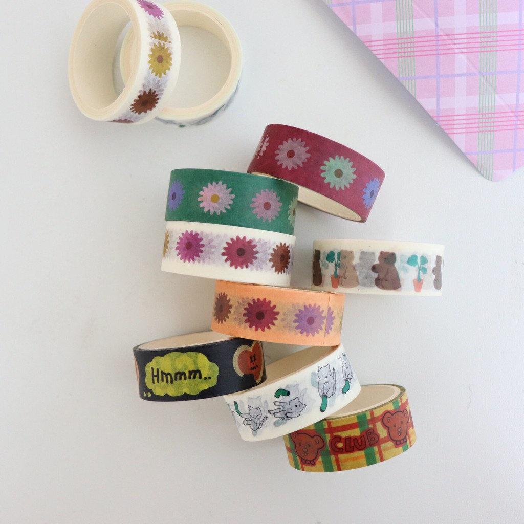 DIY GaLiCiCi decorative tape / flower sticker / beauty sticker