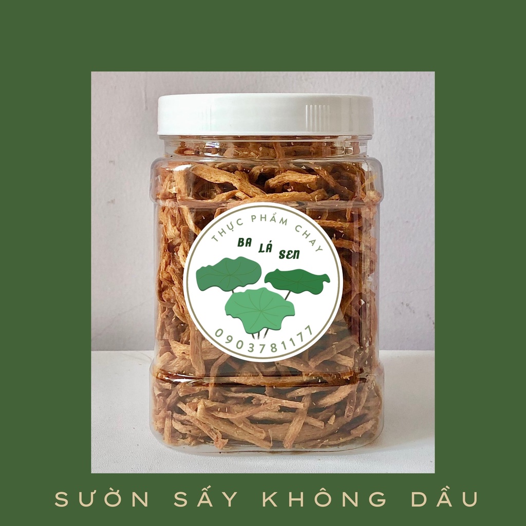 [Thực phẩm chay ăn liền] Sườn non chay sấy giòn không dầu Ba Lá Sen chế biến sẵn, bảo quản lâu 180g | BigBuy360 - bigbuy360.vn