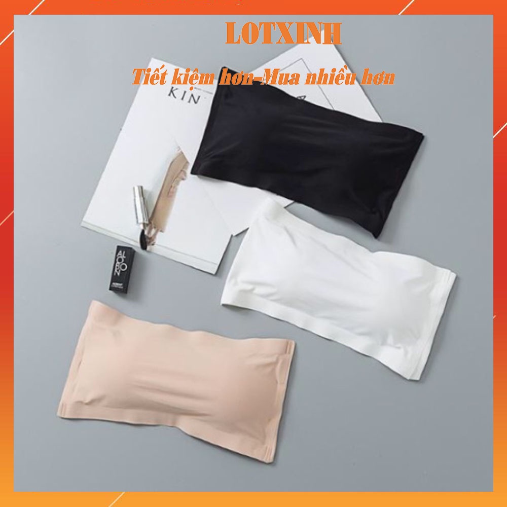 Áo lót nữ không dây su trơn quây ngang sexy đệm mút mỏng dáng ôm thoáng mát AOLOT01