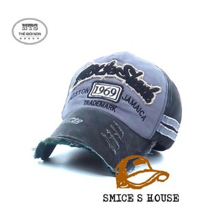 NÓN KẾT JEANS RÁCH CÁ TÍNH 1969