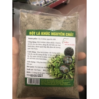 Bột lá khúc Nguyên chất 50g