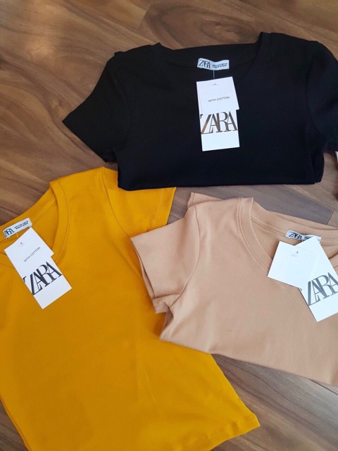 Áo phông zip trơn cộc tay nhiều màu