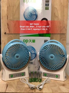 Quạt Sạc cao cấp DP-7605