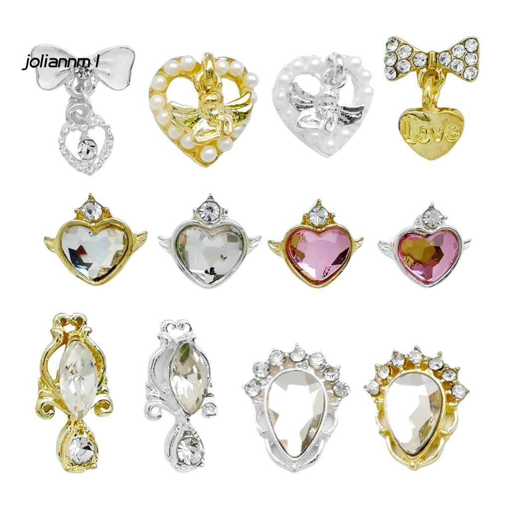 Set 10 Phụ Kiện Trang Trí Móng Tay 3D DIY
