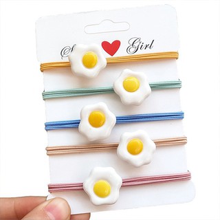 Dây cột tóc chun buộc tóc hình trứng đẹp siêu cute 067