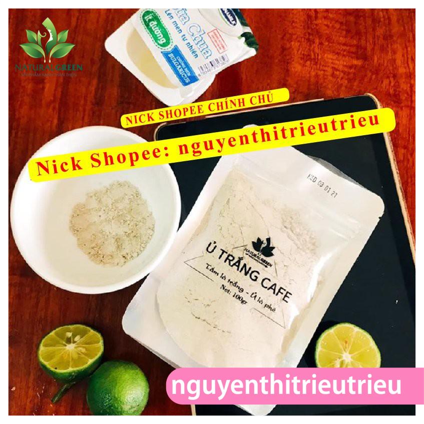 (100gr) Ủ Trắng Cafe Thảo Dược, Bột Tắm Trắng Cafe, Dùng cả Mặt + Body (Toàn thân) Trắng da, tẩy da chết, hết nám sạm da | BigBuy360 - bigbuy360.vn