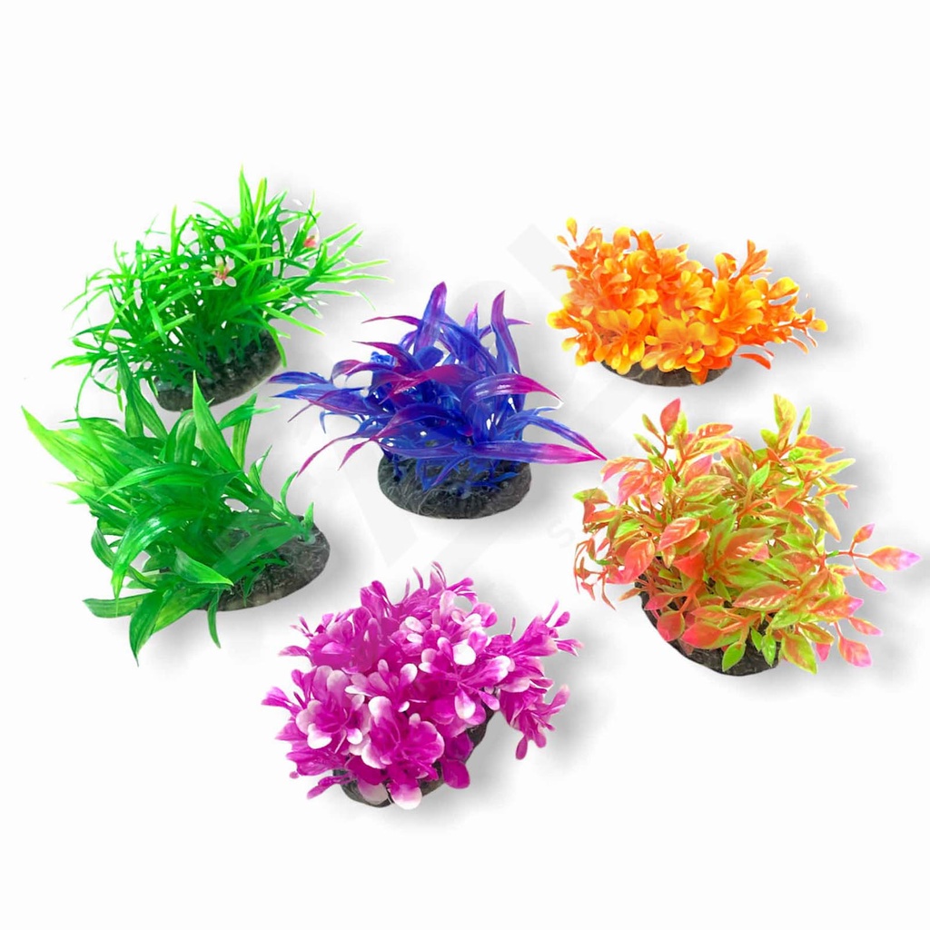 [NHẬN QUÀ KHI MUA ĐƠN 39K] Cây Nhựa Mô Hình Trang Trí Hồ Cá SIZE MINI [CÂY TRÒN MINI]