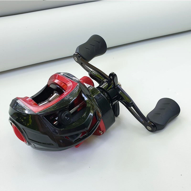 Bộ Cần câu lure máy Ngang rút gọn 60cm chất liệu Carbon JD Tặng Kèm Phụ Kiện