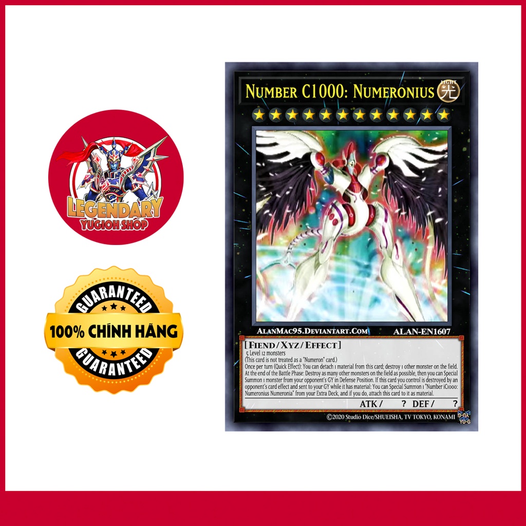 [Thẻ Bài Yugioh Chính Hãng] Number C1000: Numerounius