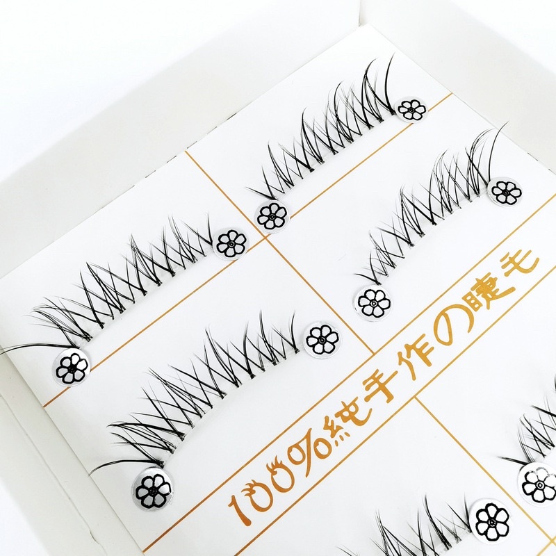 ✅Mi giả gân trong sợi mi siêu mảnh tự nhiên MoMo siêu nhẹ không dày cộm cho kiểu make up tự nhiên nhẹ nhàng