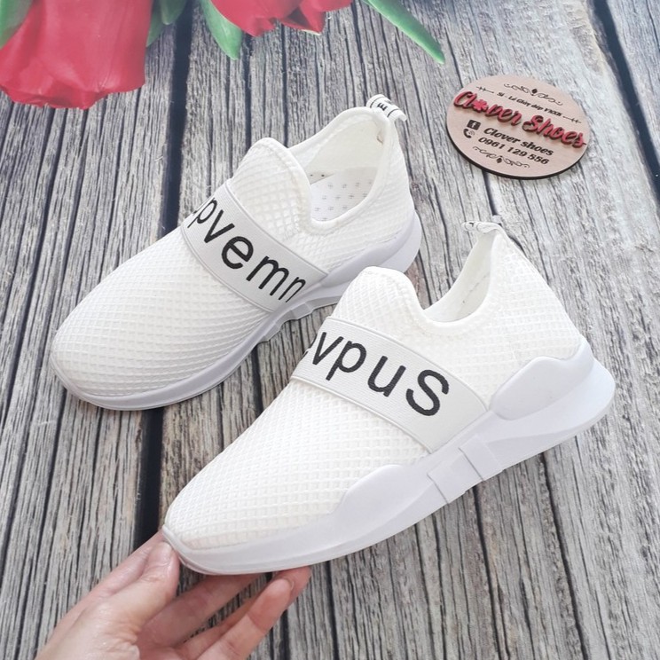 Giày slipon thể thao TQXK đế dẻo siêu êm mềm nhẹ - G019