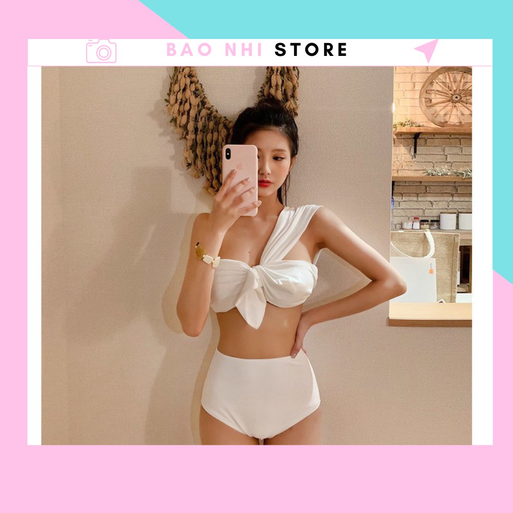 [Hàng QC đủ size] Bikini tắm biển áo quây lệch vai  88120 BẢO NHI SHOP