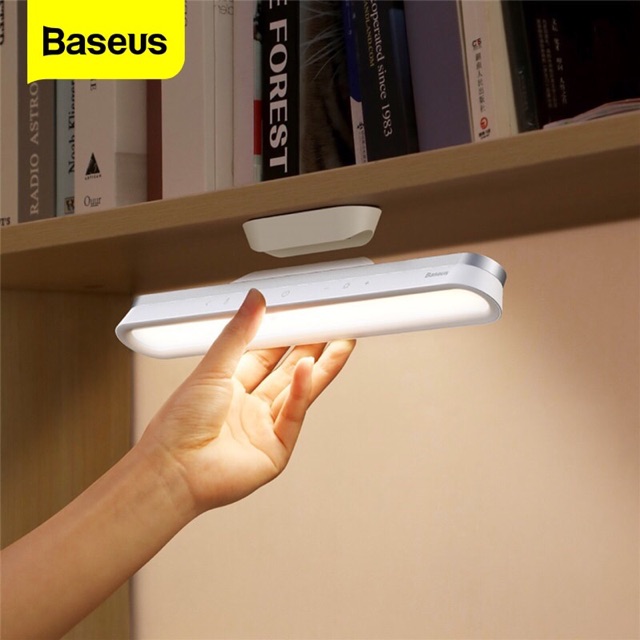 Đèn LED Đọc Sách Baseus USB Gắn Tường Từ Tính Không Dây Cảm Ứng Chạm Có Thể Điều Chỉnh Độ Sáng