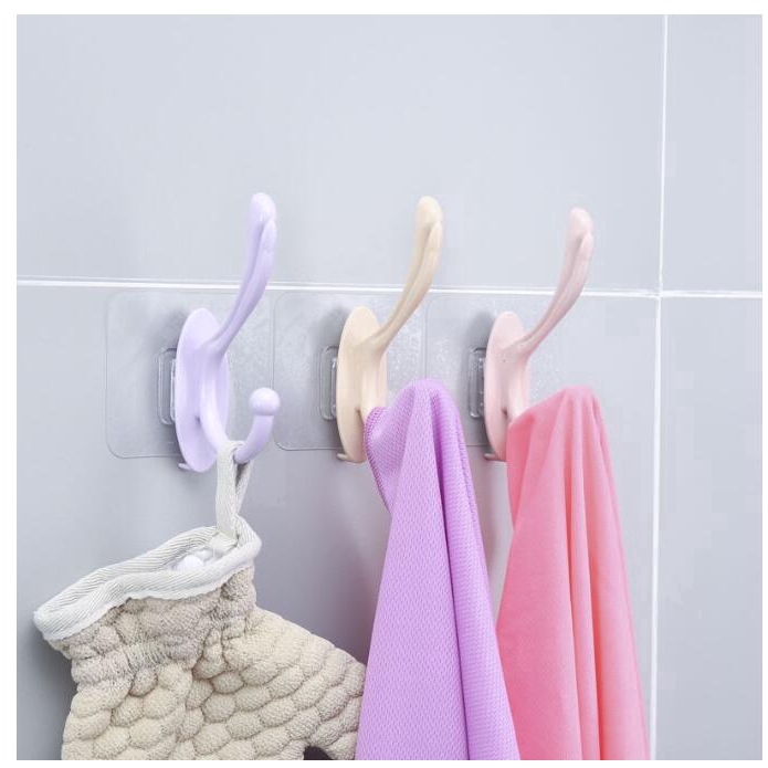Móc dán tường chắc chắn chịu tải trọng lớn không để lại keo