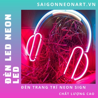 Đèn trang trí led neon sign hình CHIẾC TAI NGHE