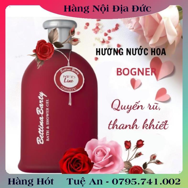 Sữa Tắm Nước Hoa Bettina Barty Bath And Shower Gel 500ml, Lăn khử mùi Vanilla CHUẨN ĐỨC  .