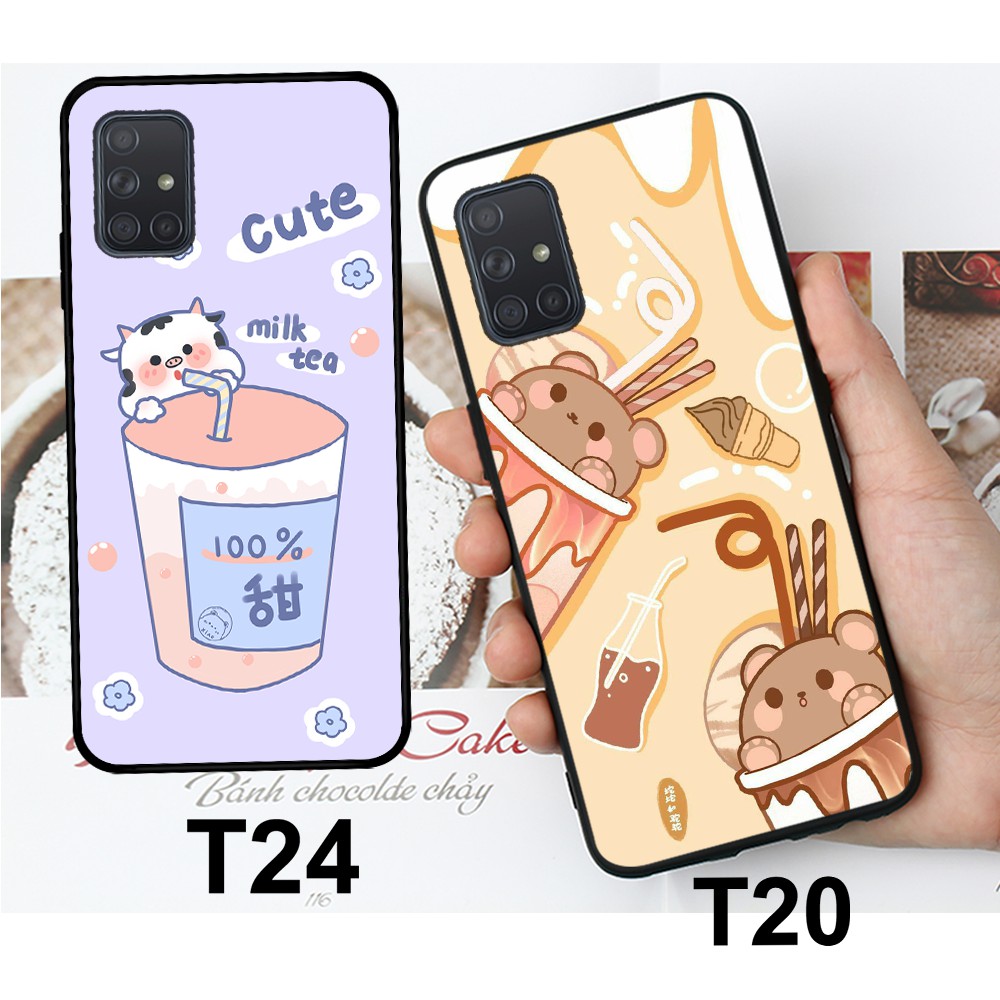 Ốp lưng Samsung A02s-A03s-A31-A51-A71-M51  in hình bò sữa cute . Ốp samsung rẻ bền đẹp