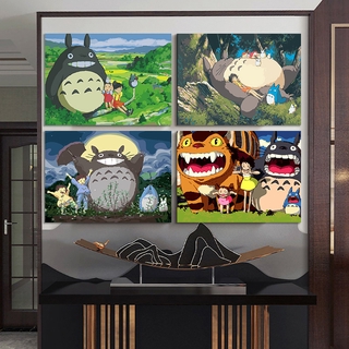 Tranh Treo Tường Trang Trí Hình Totoro Dễ Thương Wcl03