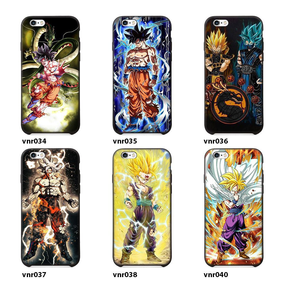 Ốp lưng iPhone 6 / 6s in hình Songoku Dragon Ball 06 (Ốp chống bẩn, dẻo viền đen chống sốc)