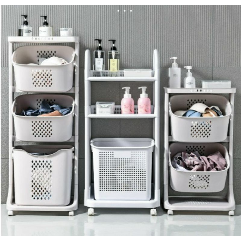 Kệ đựng đồ đa năng nhiều tầng có bánh xe tiện lợi Việt Nhật