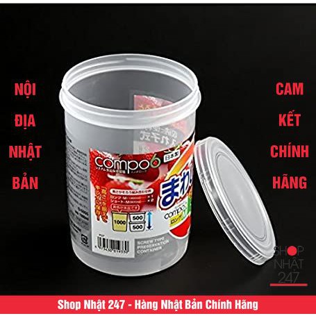 Hộp đựng thực phẩm-D5005 Nội Địa Nhật Bản