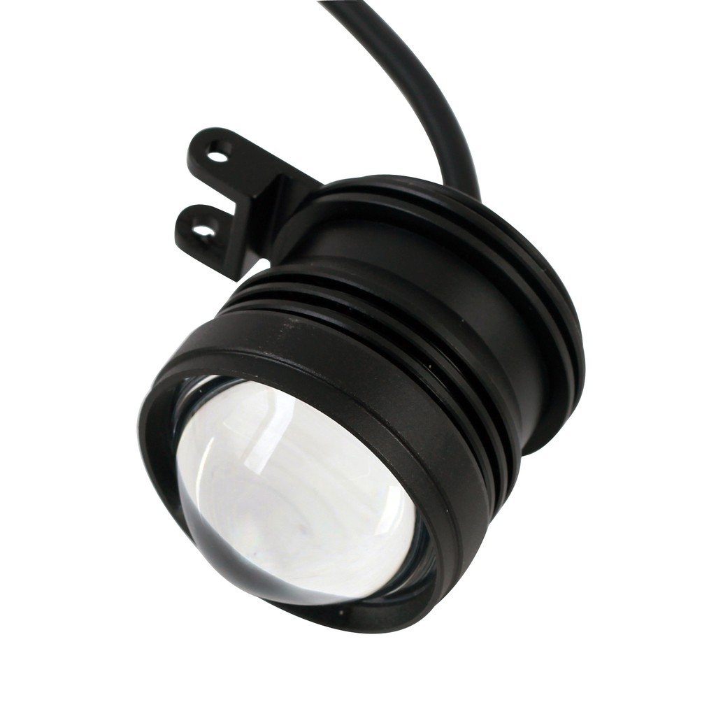 Đèn Fa Led gương cầu gắn xe máy (T2-lens)