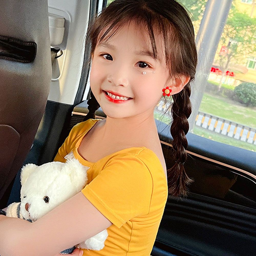 Set 10 khuyên kẹp vành tai hình kỳ lân/hoa/trái cây dễ thương cho bé gái