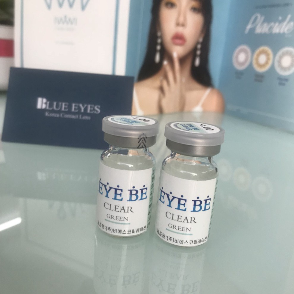 [CAM KẾT CHÍNH HÃNG] <Lens trong suốt> Kính áp tròng Hàn Quốc BLUE EYES CLEAR - Lens cận trong suốt