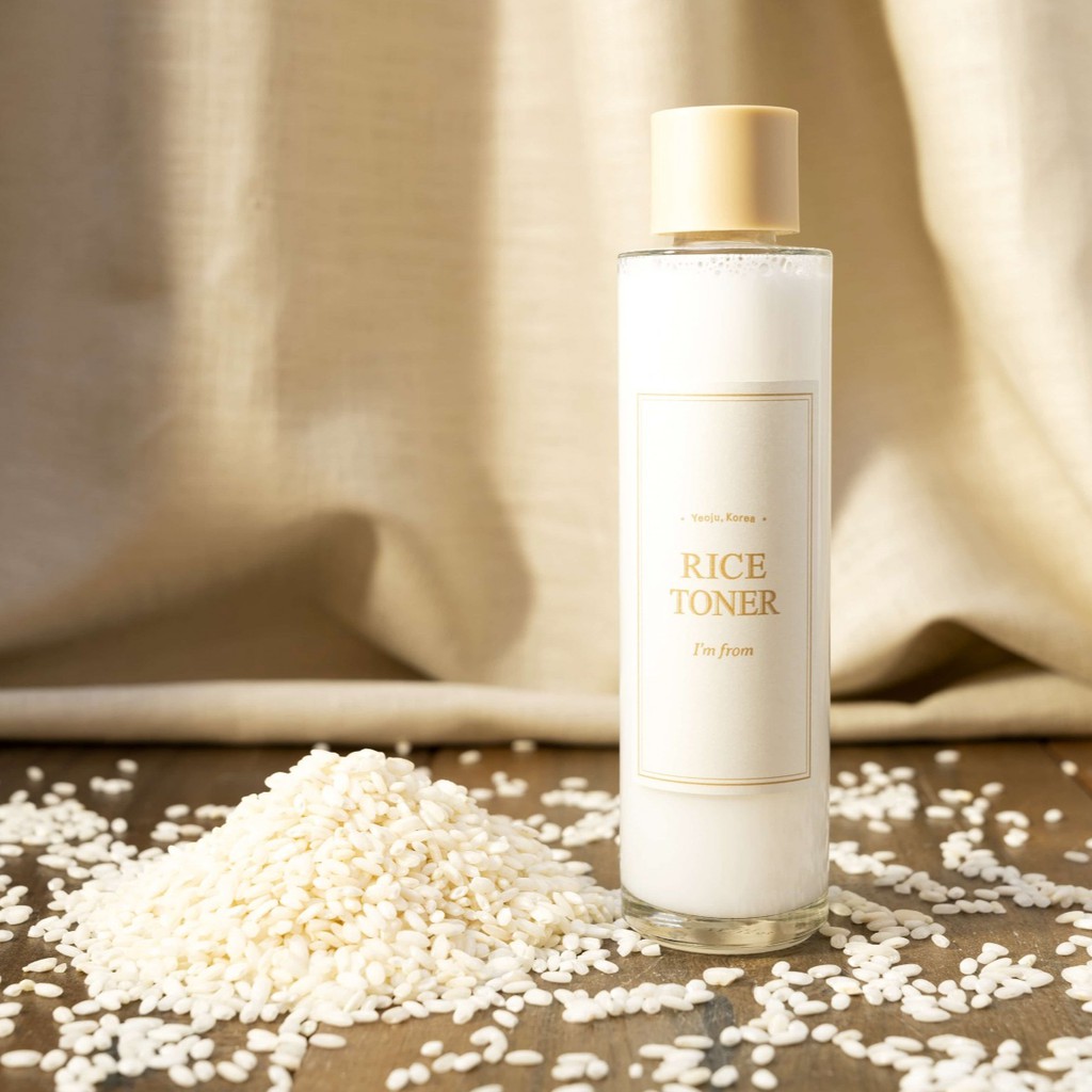 Nước hoa hồng I'M FROM chiết xuất từ gạo cấp nước dưỡng da chống lão hóa Rice Toner - IMFR02