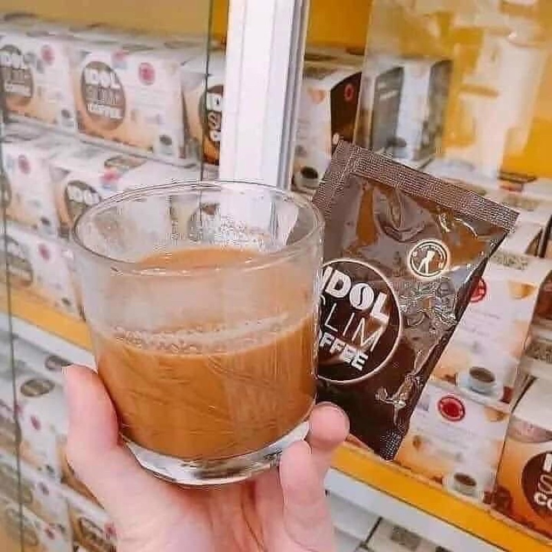 CAFE GIẢM CÂN THÁI LAN, CÀ PHÊ IDOL SLIM COFFEE GIẢM CÂN THÁI LAN HỘP 10 GÓI GIAM 2-5KG