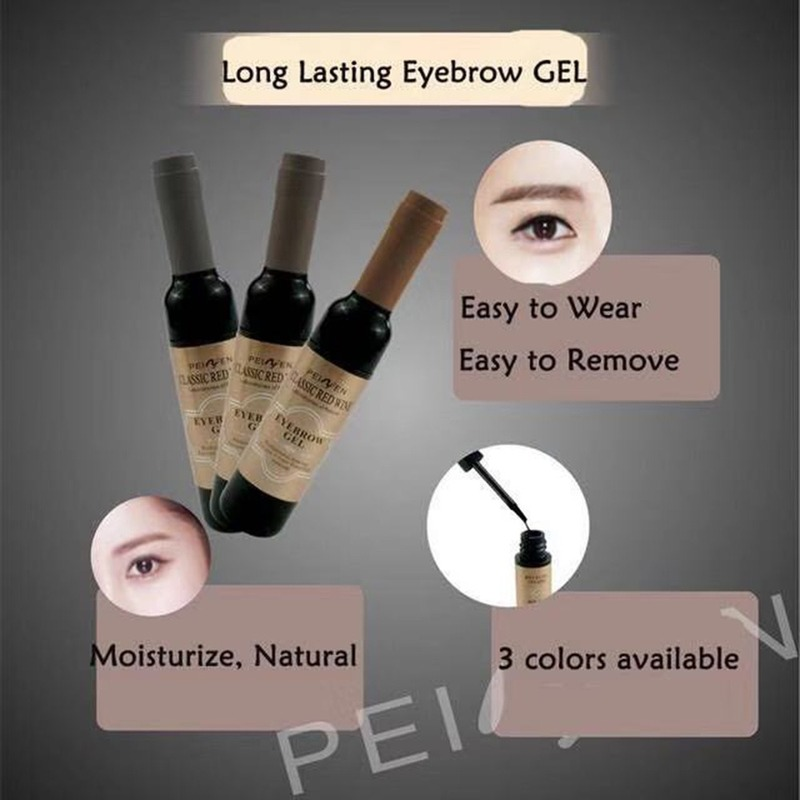 Kem Nhuộm Lông Mày Hình Chai Rượu Chống Nước Không Nhòe Tiện Dụng