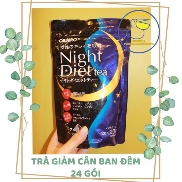 Trà giảm cân Night Diet Tea Orihiro 24 gói