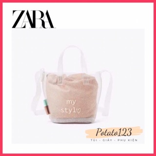 Zara - Túi xách Zara màu hồng sale