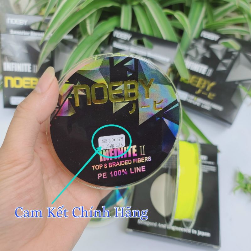 Dù Câu Cá NOEBY Infinite 150m chính hãng dây PE LK Hòa