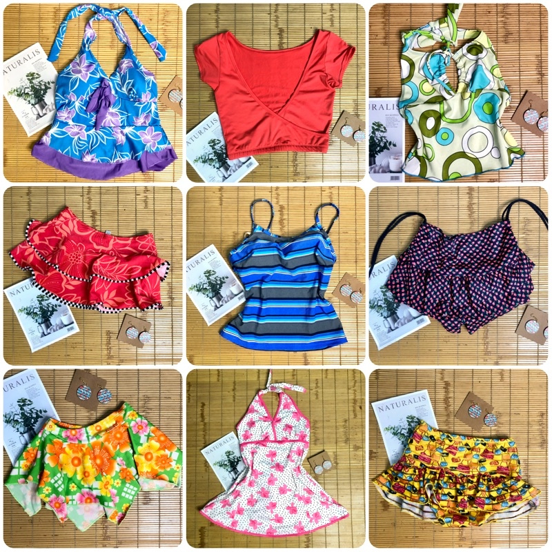 [2ndhand] ĐỒ BƠI NỮ LẺ - ÁO VÁY QUẦN BƠI LẺ - Đồng giá 30k