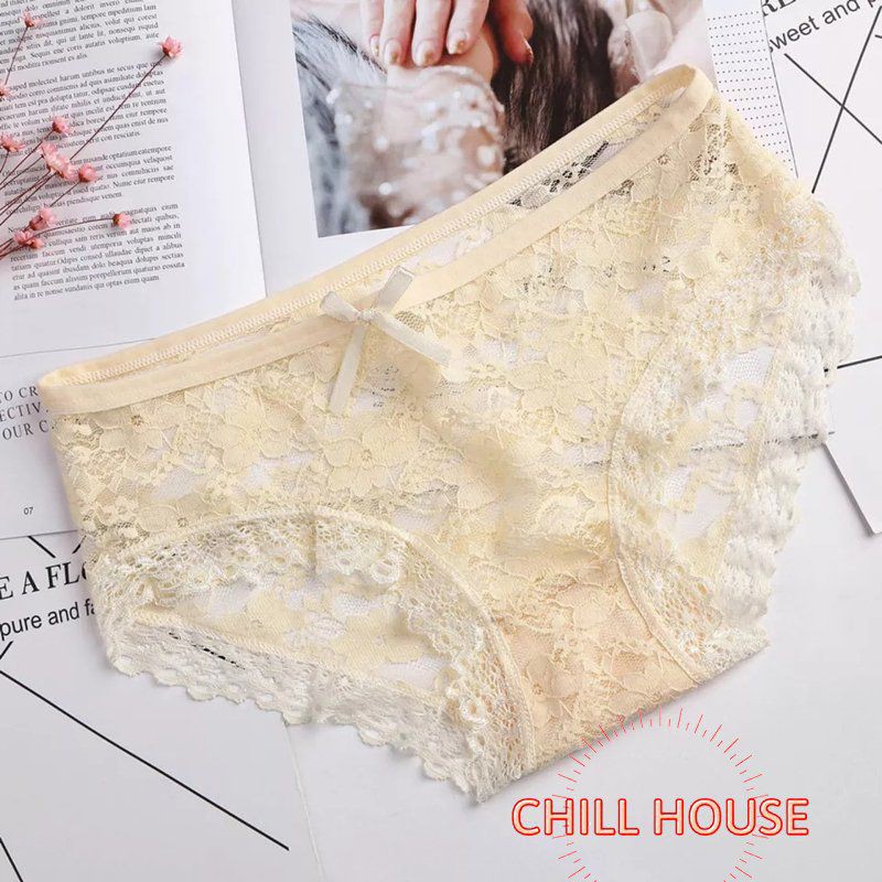 QUẦN LÓT REN HOA ĐÍNH NƠ QL3  QUYẾN RŨ CAO CẤP - CHILLHOUSE