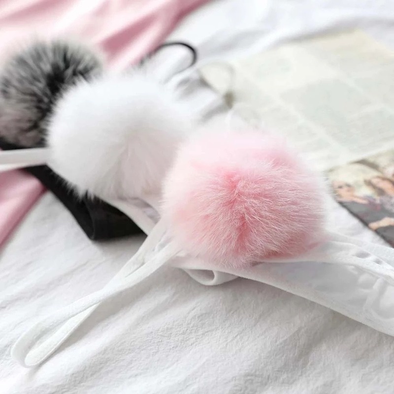 Quần lót lọt khe đuôi thỏ thoáng khí thoải mái phong cách Nhật Bản gợi cảm cho nữ