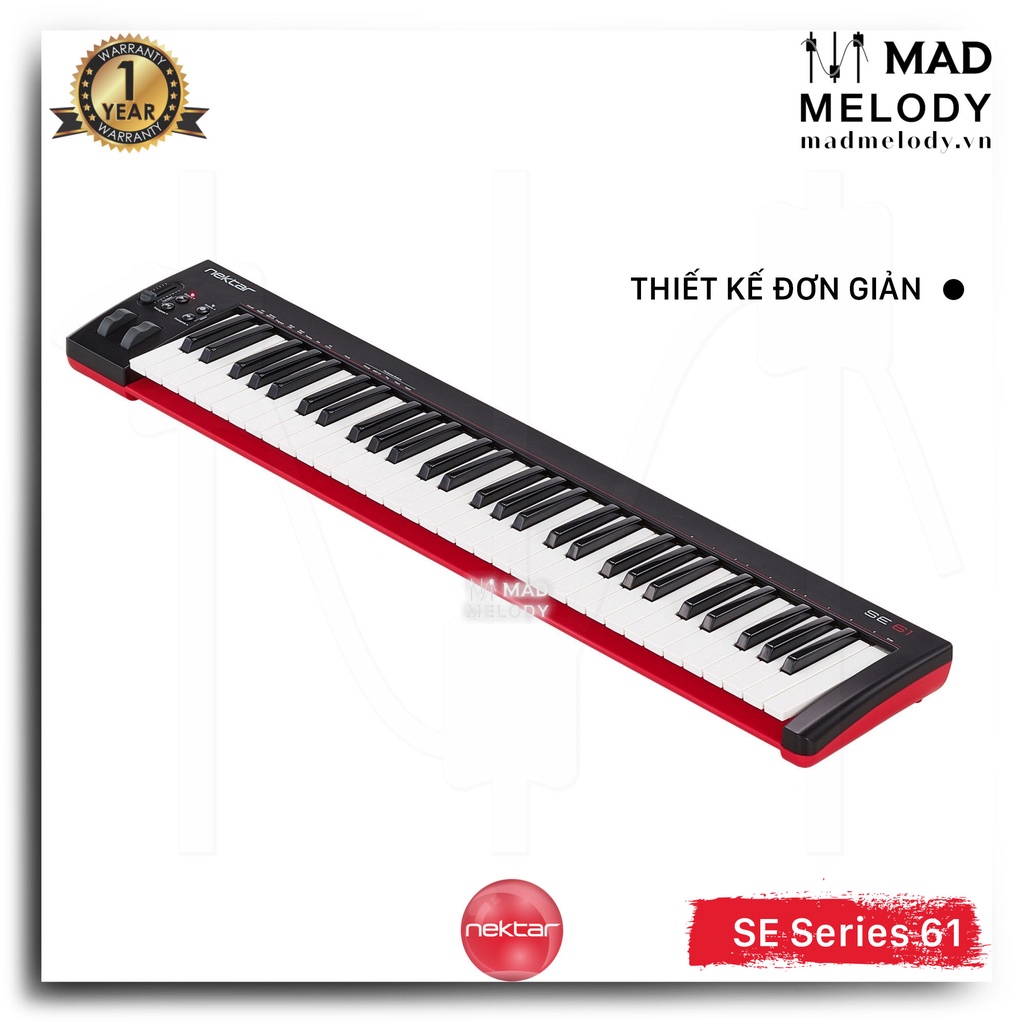 Nektar SE61 61-Key USB MIDI Keyboard Controller