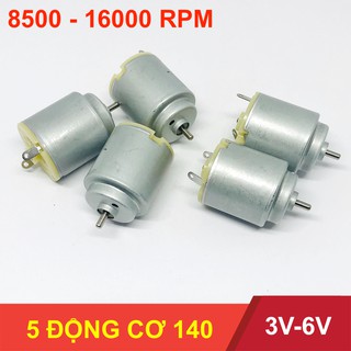 5 motor 140 mô tơ mini 3v mã RN-140EN thương hiệu lớn điện áp 3V - 6V tốc độ 8500 - 16000 RPM - LK0149
