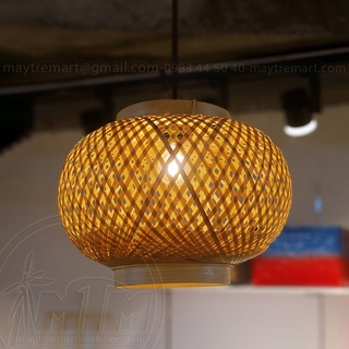 Đèn tre MTDT43 - Đèn mây tre, Đèn trang trí, Đèn treo thả